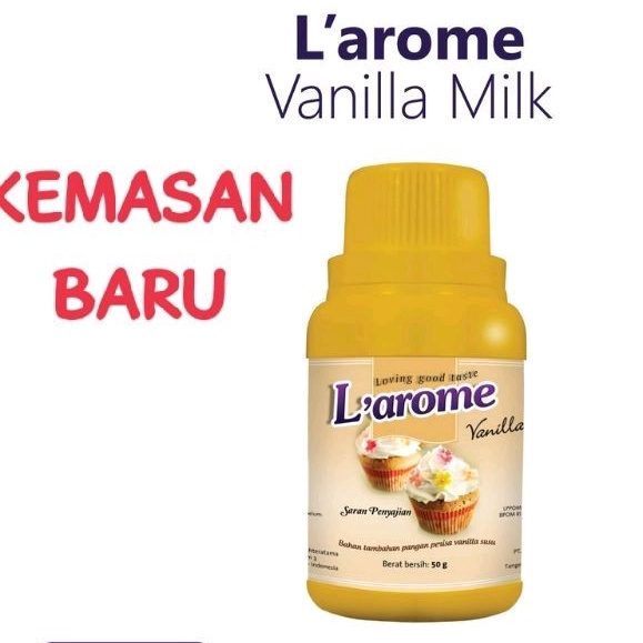 

Serba Murah L’arome Vanilla Milk Powder 50gram / Perisa Vanilla Susu Larome Diskon Promo