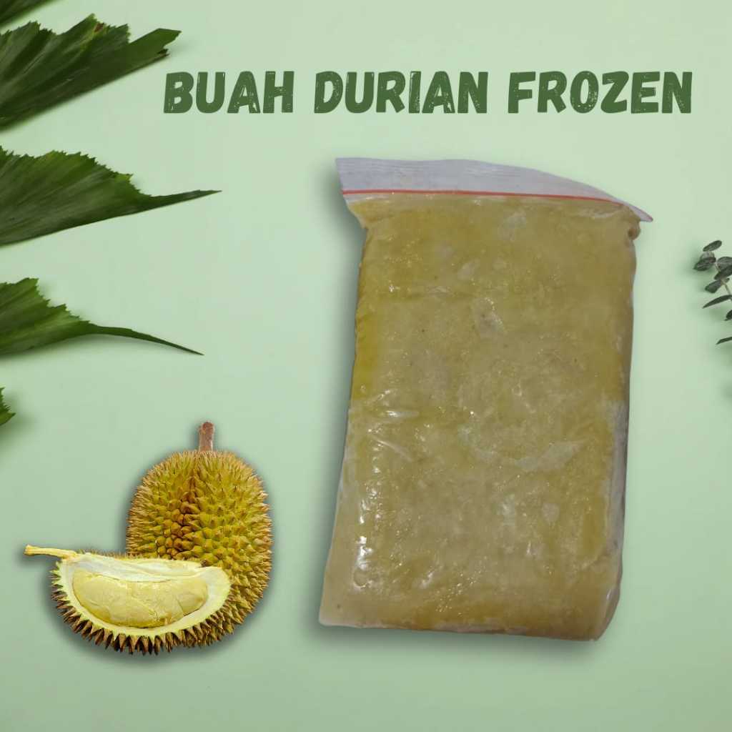 

Daging durian asli medan murni tanpa campuran / Daging Duren 1Kg