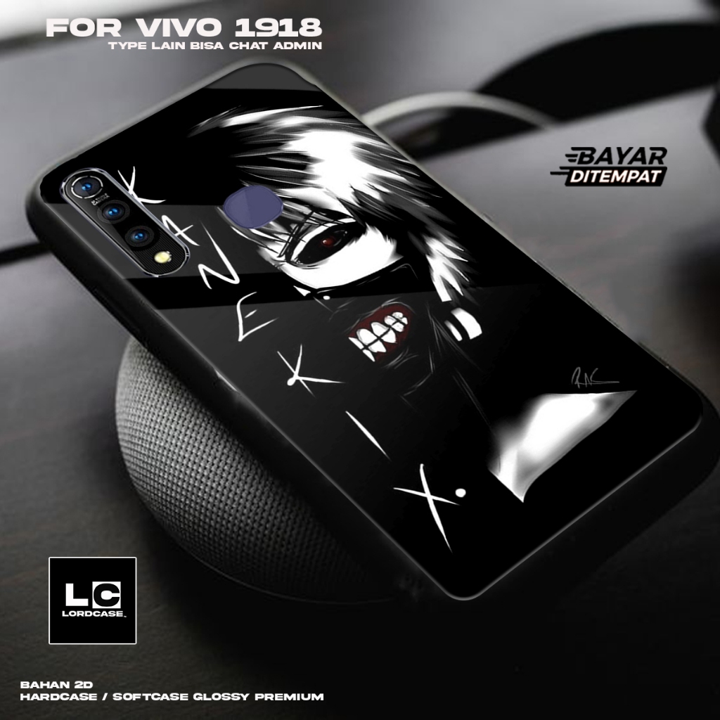 Case VIVO 1918 - Casing Hp Terbaru 2023 Lordcase [ KANEKI] Silikon Hp Mewah - Kesing Hp VIVO 1918 - 