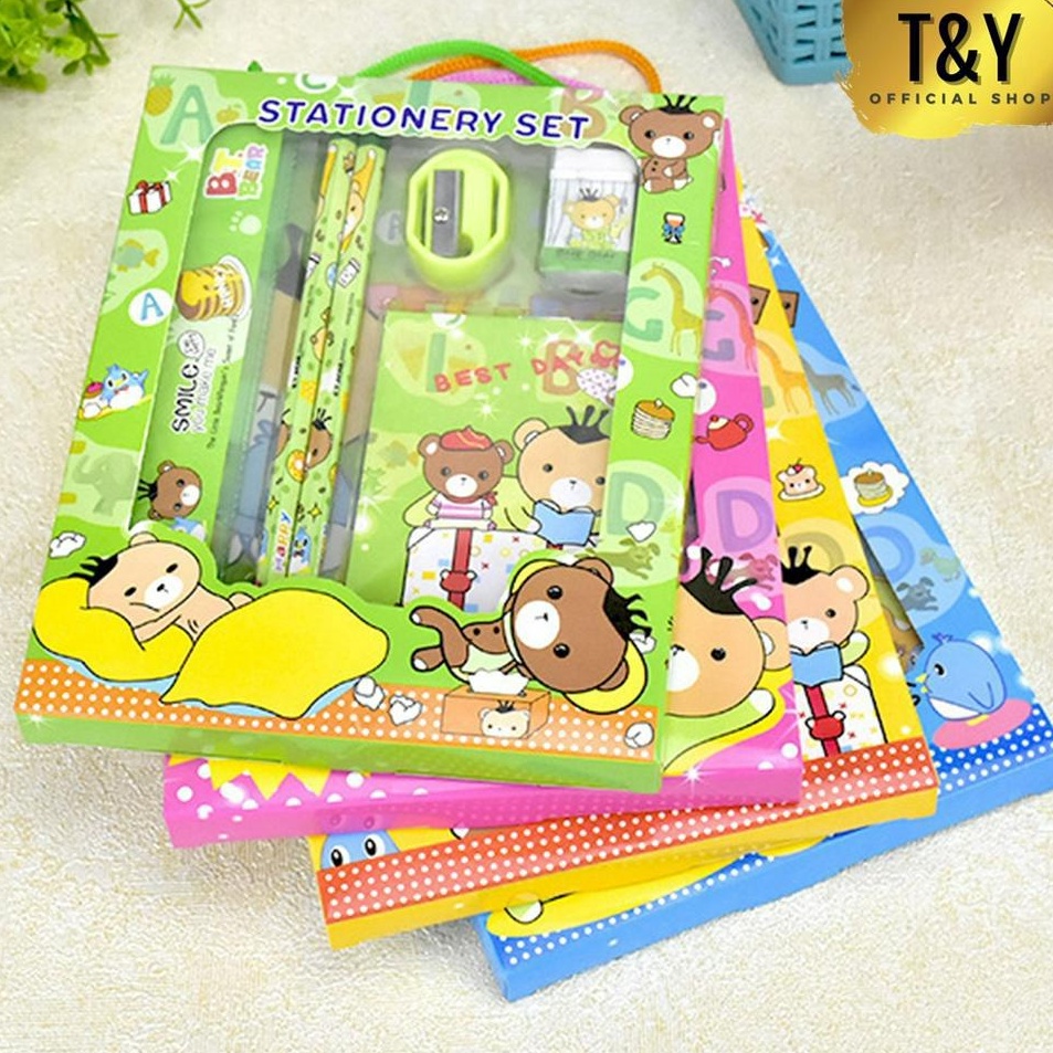 

Model Terkini T&Y Alat Tulis Set 6IN1 Stationery Set Lucu Karakter Set Perlengkapan Alat Tulis Sekolah Anak-Anak TK Murah Import ➠☇☆✶