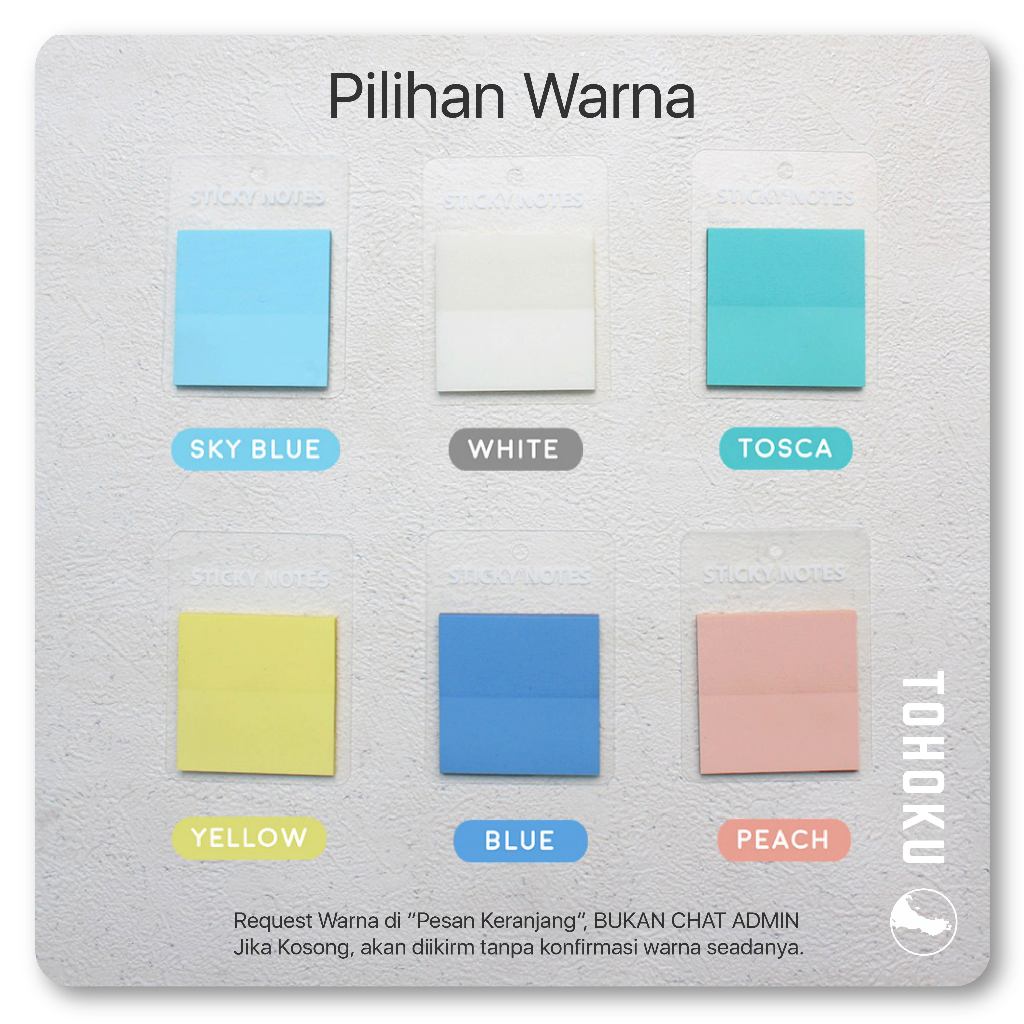 

Panmomo - Sticky Notes Bening - Sticky Notes Transparan