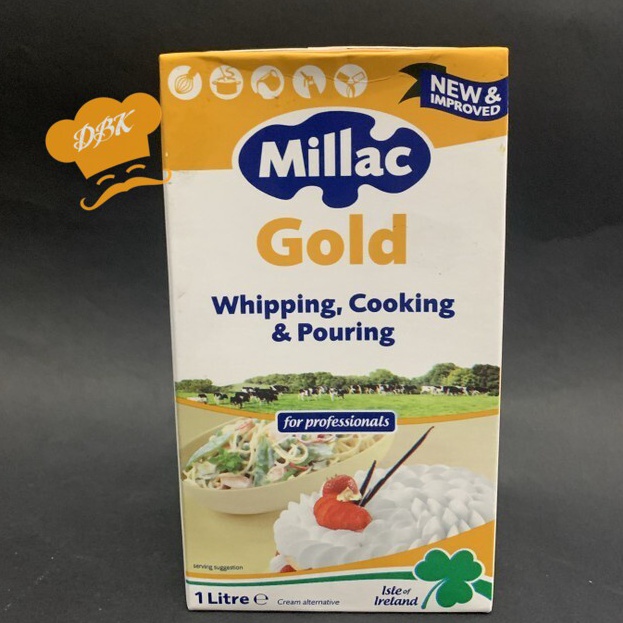 

Ready Millac Gold Whipping Cooking Cream 1000 ml 1L 1 Liter whip whipped Harga Termurah