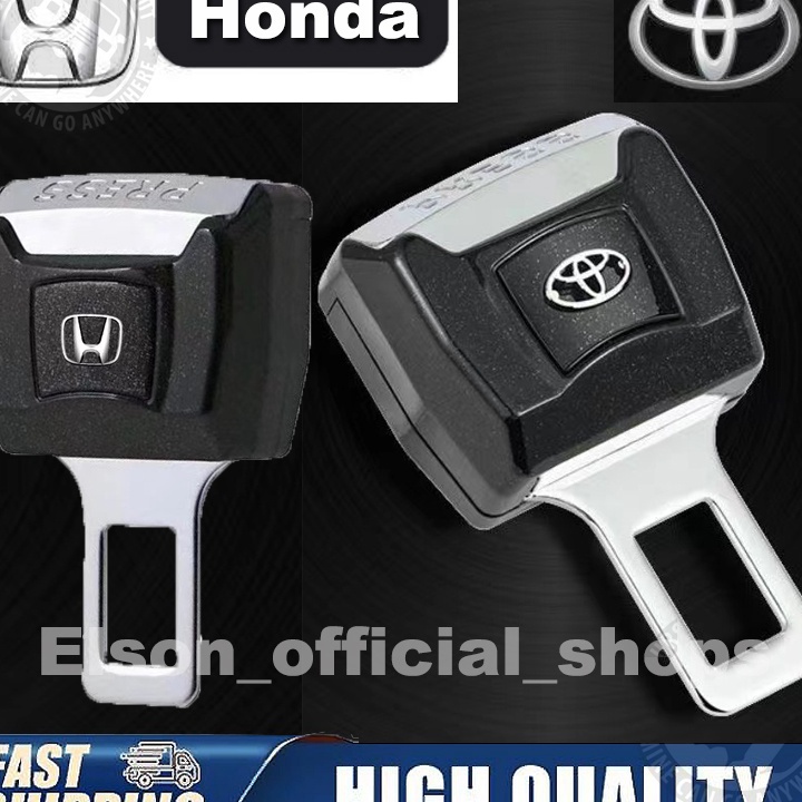 PROMO Toyota Honda Colokan Safety Seat Belt Adaptor /Gesper Ekstensi Sabuk Pengaman/Buzzer Alarm Universal Stopper Mobil.