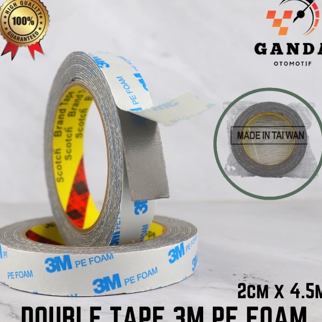 

Terkini DOUBLE TAPE 3M BUSA PE FOAM TAPE 2 CM X 4.5 M PEREKAT MOBIL & MOTOR