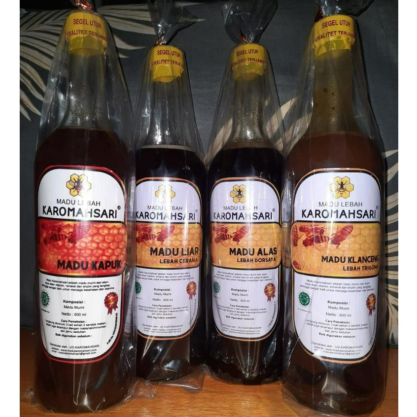 

Madu Asli Karomahsari Madu Murni 100% Kemasan 600ml