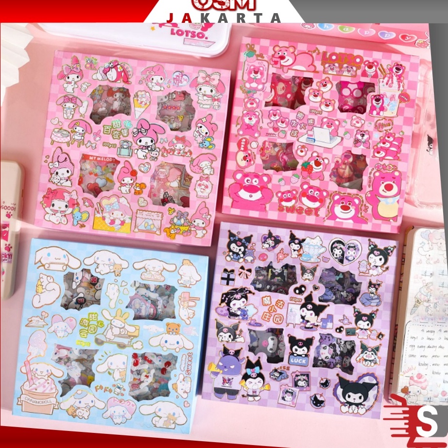 

➧✾ OSM JKT 5872 Stiker 100 lembar / Sticker Motif Kartun Korea Lucu Anti Air / Sticker Box Stiker Set Aesthetic Dekor Buku