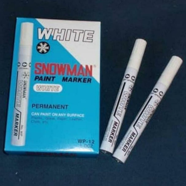 

Pasti Murah Spidol Snowman White Marker Putih WP-12 ➢☋★✭