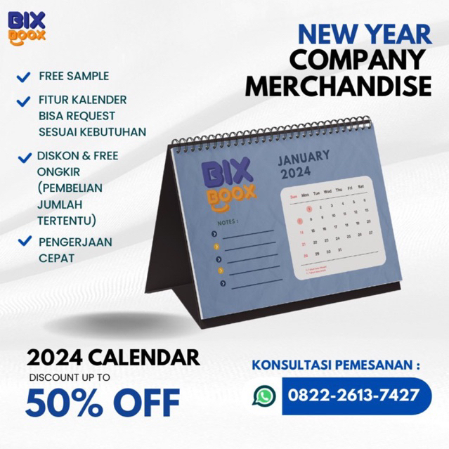 

Kalender Duduk 2024, Kalender custom, kalender kantor, kalender meja