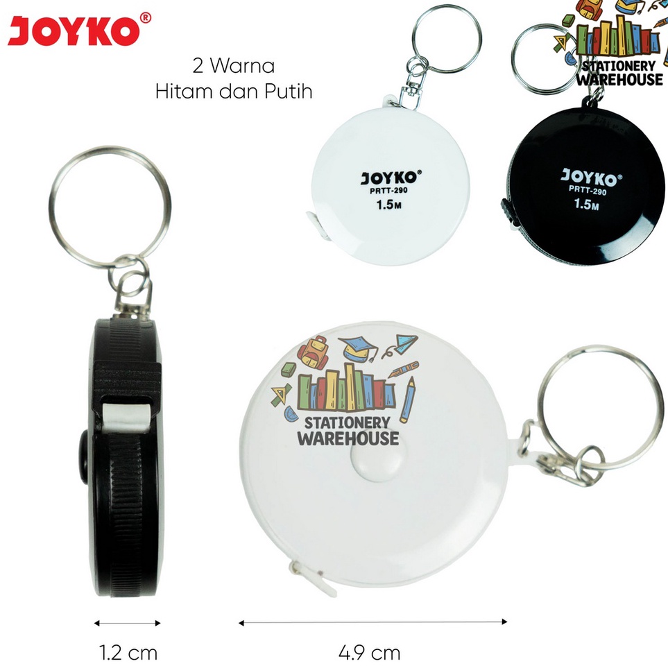

Laris Meteran Mini Pocket Ruler Tailoring Tape Joyko PRTT-290 1.5 Meter