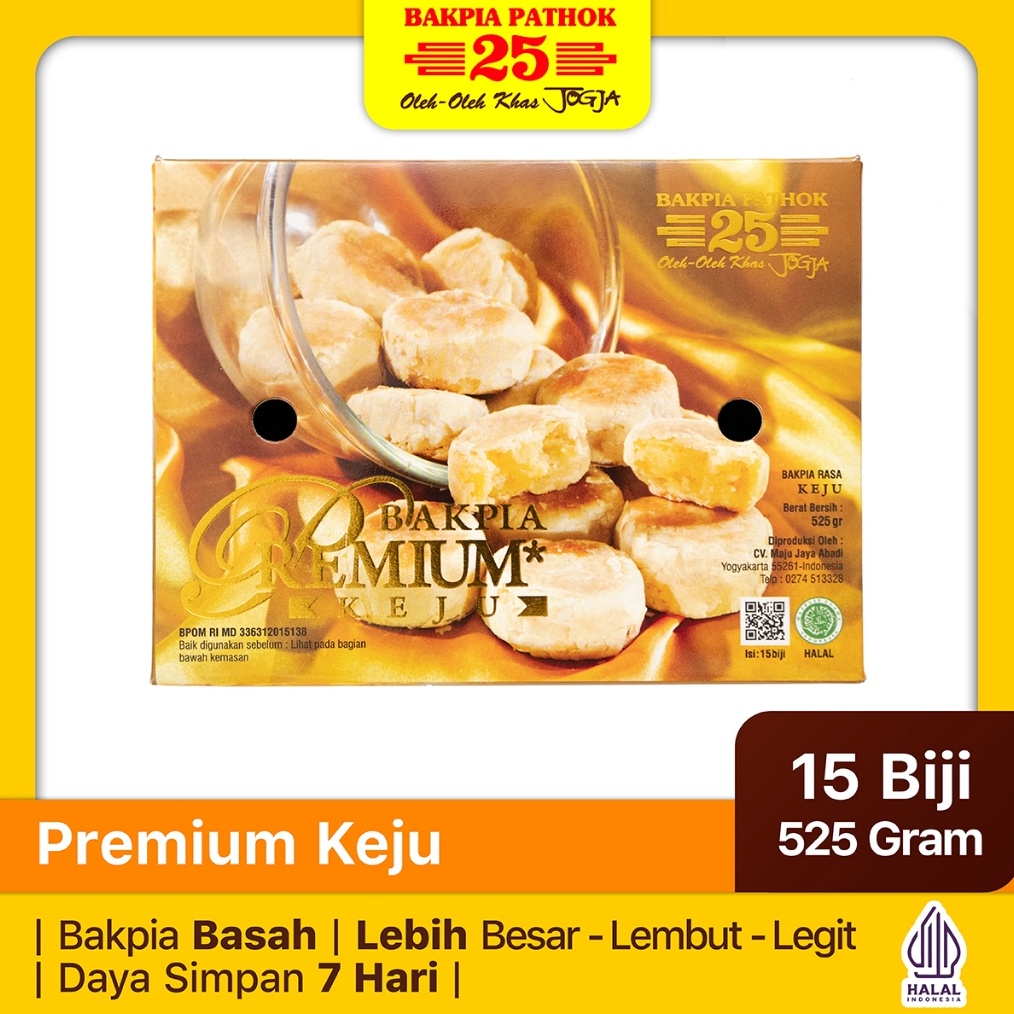 

12.12 MALL Bakpia Pathok 25 Premium Keju | Oleh-Oleh Khas Jogja !