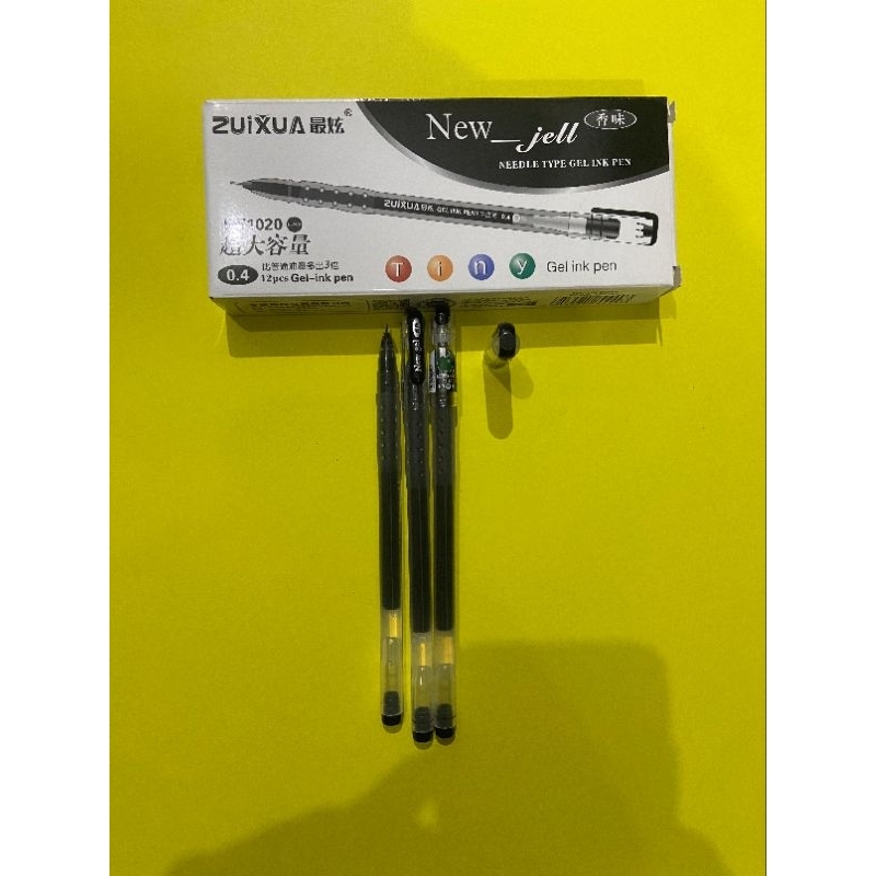

bolpen zuizua gel apel /bolpen gel /bolpen hitam/bolpen tinta/bolpen sekolah