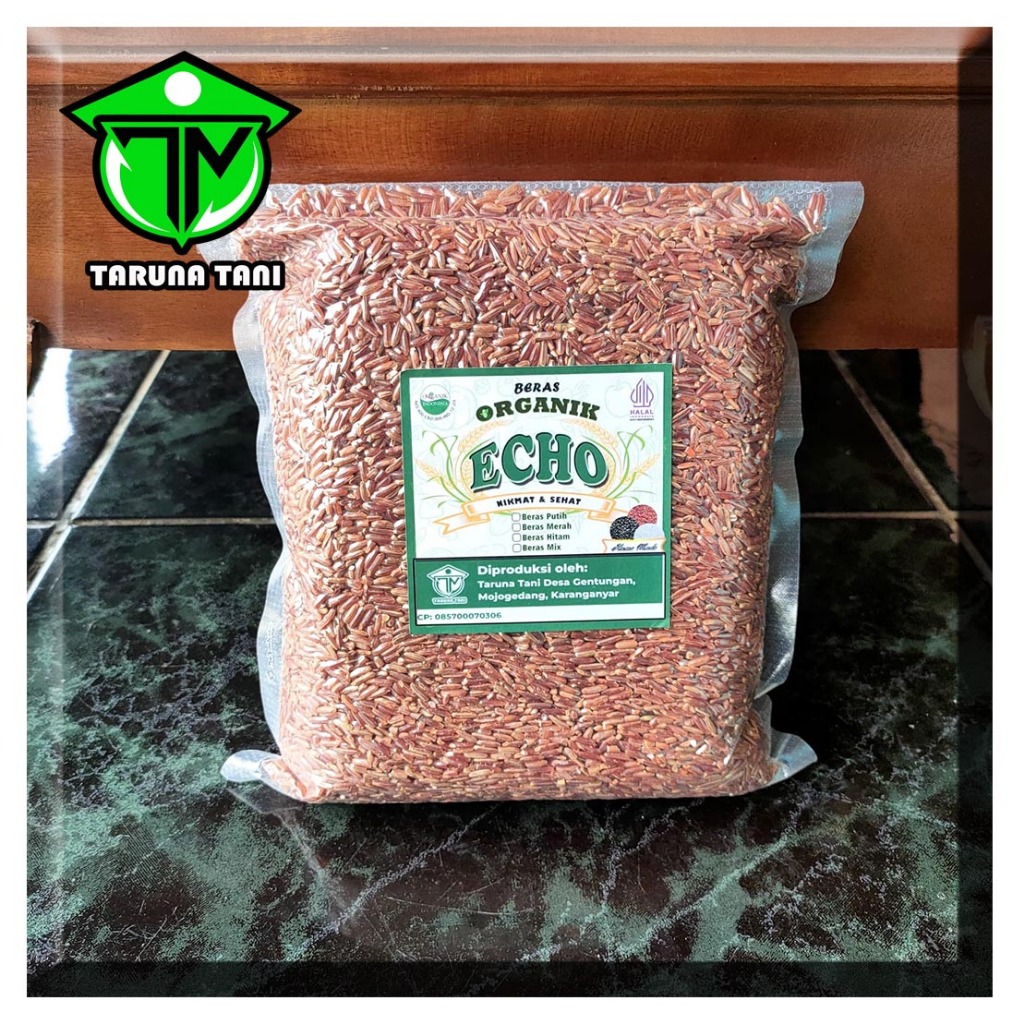 

Beras organik ECHO Merah TARUNA TANI LESTARI