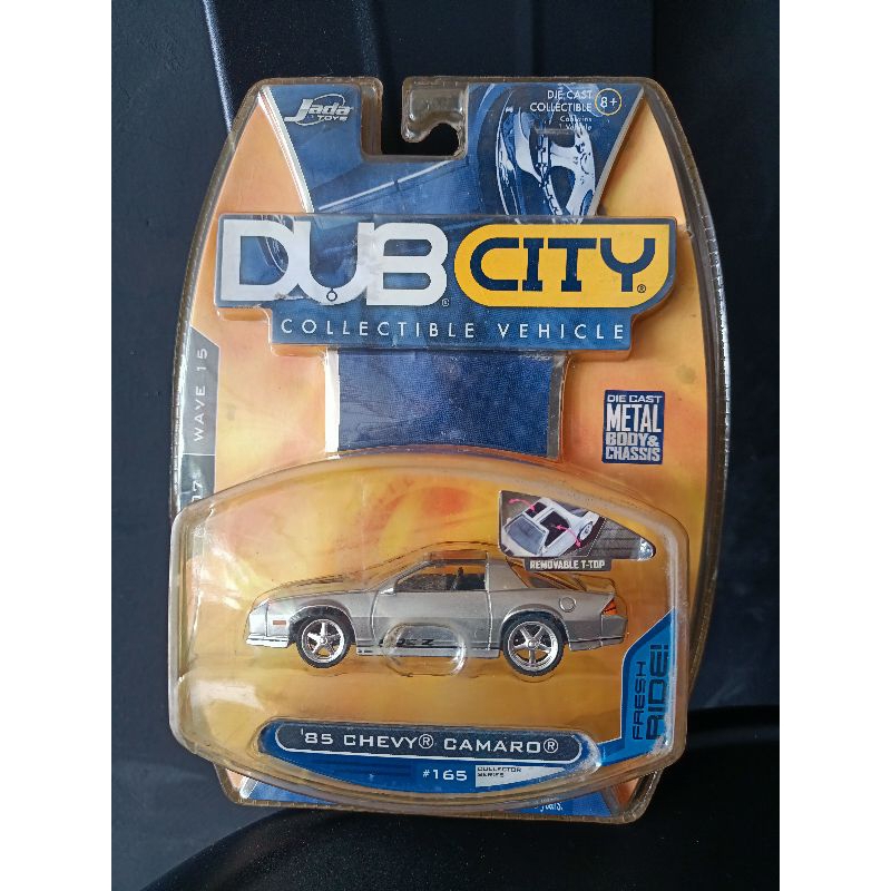 die cast  jada toys dub city '85 Chevy Camaro silver