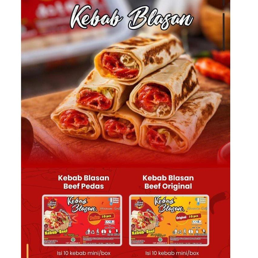 

Frozen Kebab isi 10 Full Daging Original dan Pedas