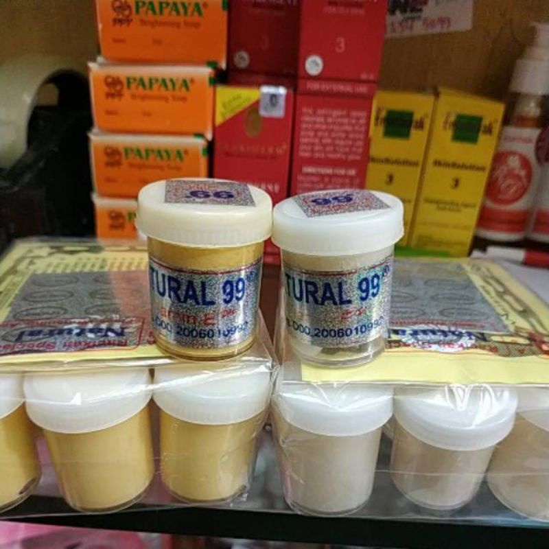 ( Lusinan ) Cream NATURAL 99 Asli Original 100% Premium