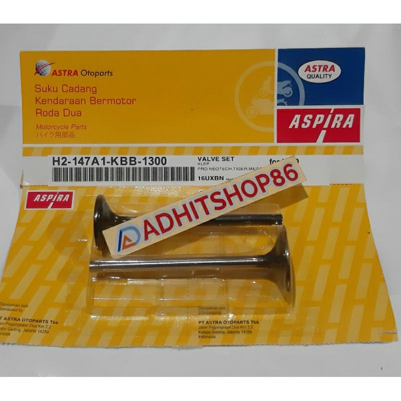 KLEP TIGER TIGER REVO KLEP SET TIGER MEGA PRO KLEP IN EX TIGER KLEP SET TIGER ORISINIL ASPIRA ASTRA