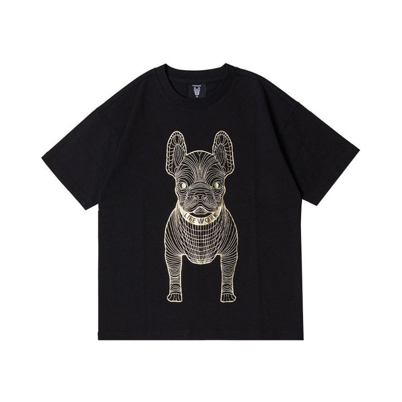 Lifework Gold Big Radog Black Tee