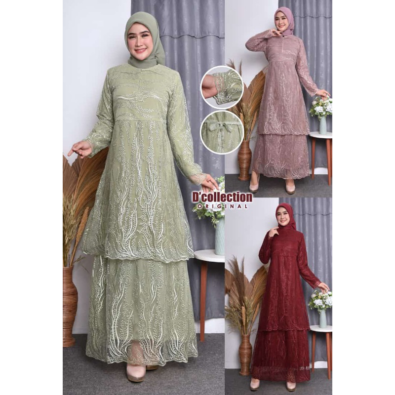 dress kondangan/gamis pesta/gamis berukat/gamis tile/gamis berukat malaysia/drees jumbo/berukat jumb