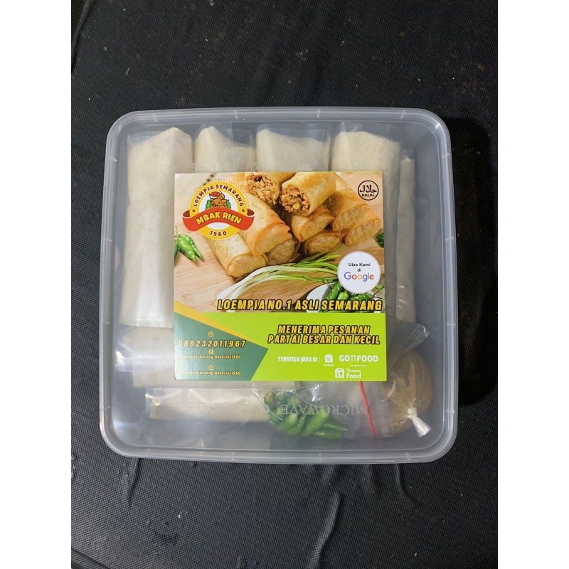 

Lumpia Besar 10 Free 1 Rebung Ayam Telor Mozarella (Frozen)