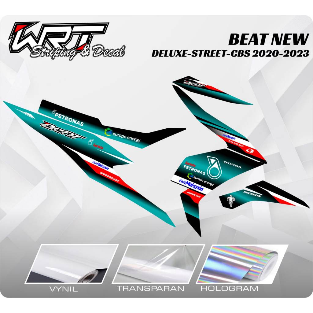 Striping Beat Street/Beat Deluxe/Beat New 2020-2023 Petronas