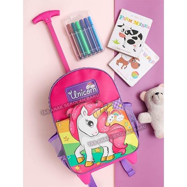 Tas Ransel Anak TK ASTRONOT UNICORN LUCU backpack tk mini U9F9 Sd besar MURAH COD Korea kado ultah t