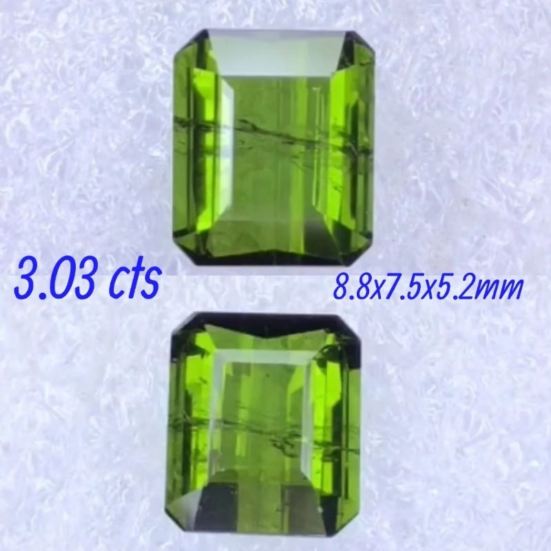 NATURAL GREEN TOURMALINE 3.03 CTS HQ