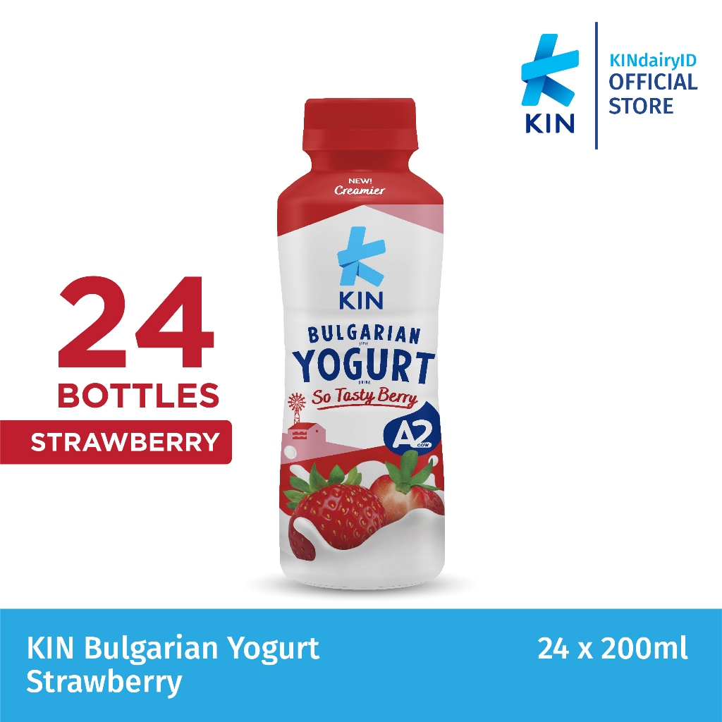 

KIN Bulgarian Yogurt Strawberry 24x200ml