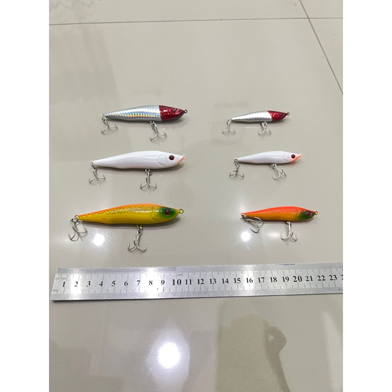 Umpan Casting Pencil WTD 7 Cm 10 Cm minnow Action Zig Zag