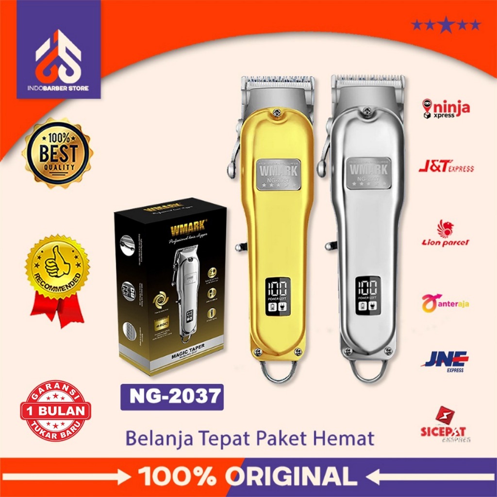 Clipper Wmark NG 2037 Alat Cukur Elektik Pangkas Rambut Barbershop Original
