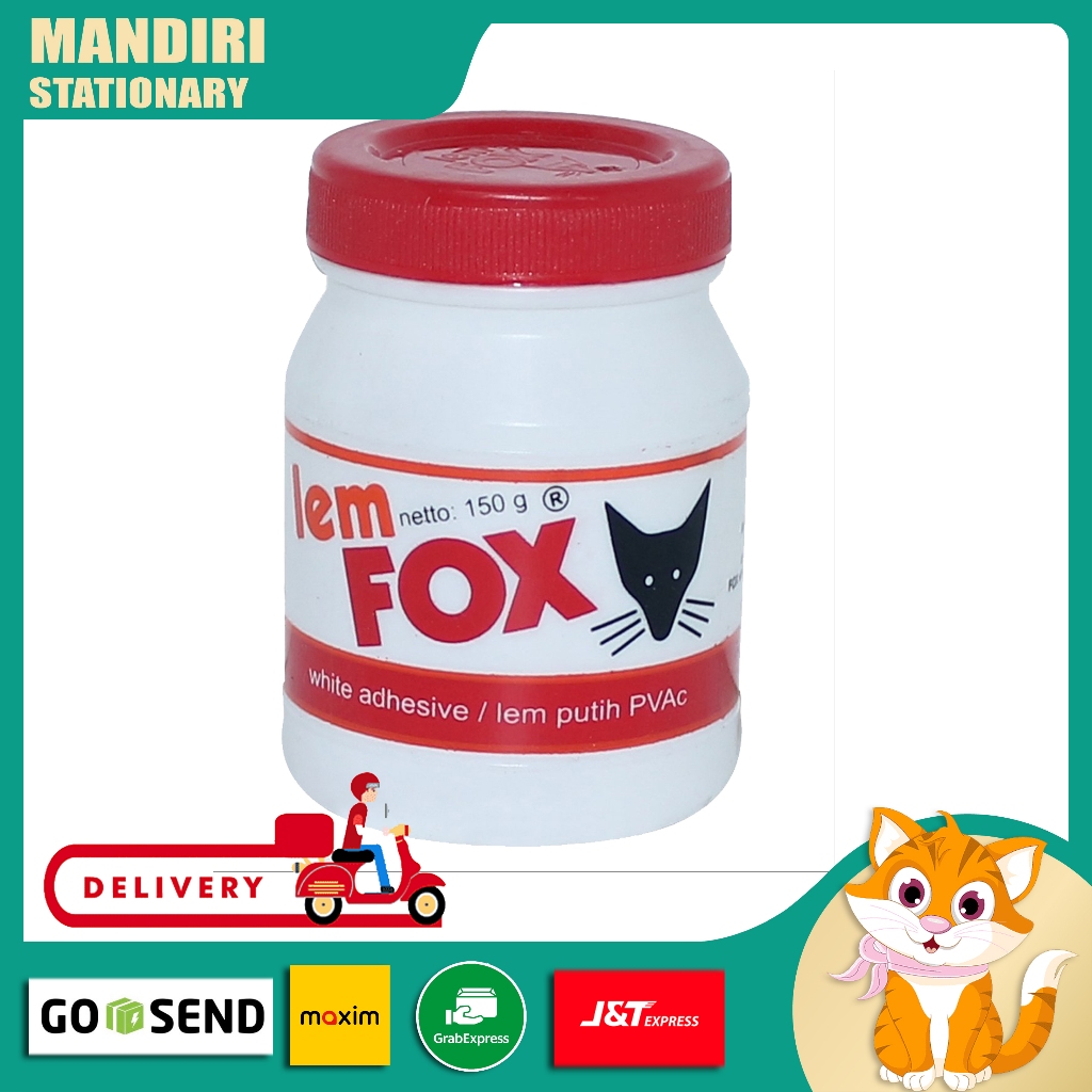

Lem Fox Putih 150g / Lem Serbaguna