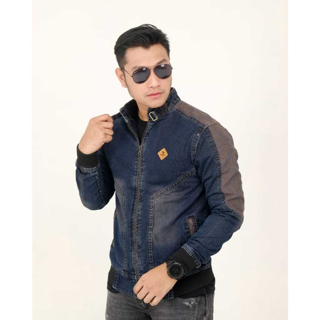 JAKET JEANS PRIA MODERN KEKINIAN ORIGINAL THE BERRY