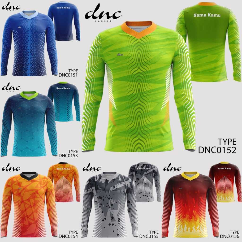 Jersey Sepeda MTB Gowes Baju Lengan Panjang Bahan Dry Fit Premium DNC Labels Dnclabels DNC0155