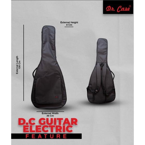 Gigbag Dr Case DCSC Gitar Akustik Bass Elektrik & Gitar Elektrik Original