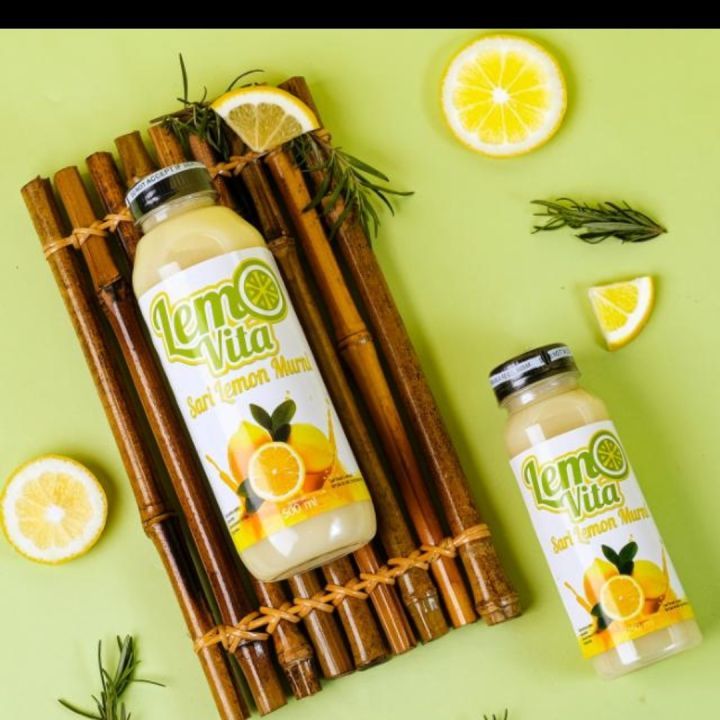 

250ml Lemovita Sari Jus Lemon Murni 100% Jus Alami Murah Grosir/Dus 40 botol