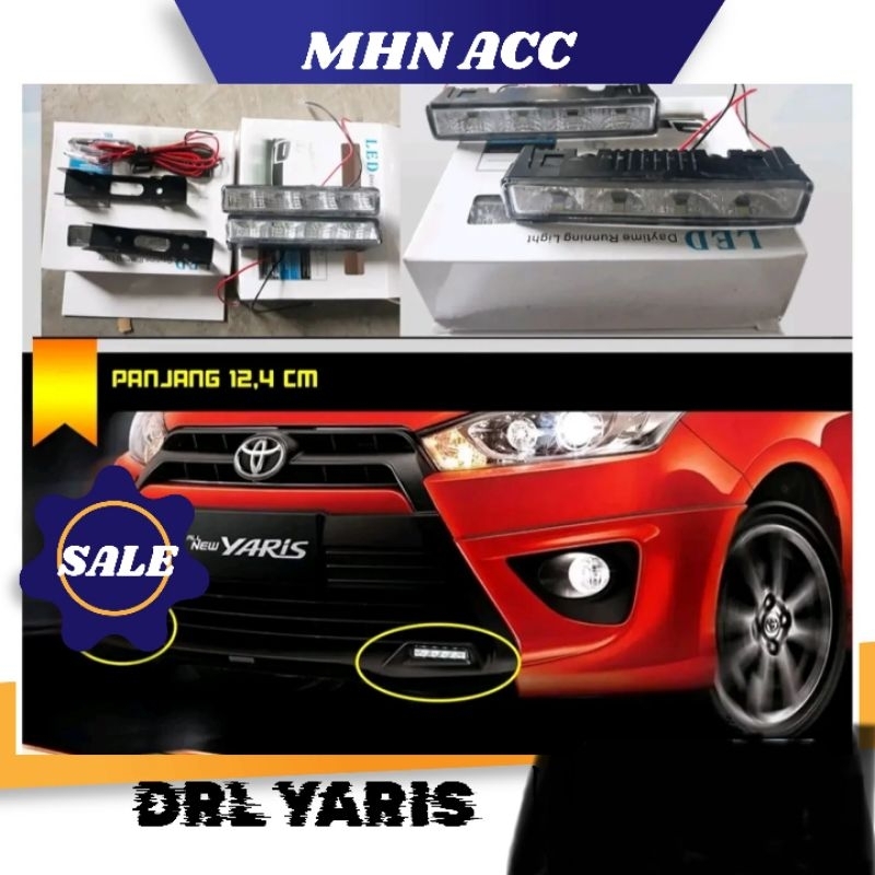 LED DRL-LAMPU DRL ALL NEW YARIS TRD LAMPU BUMPER DEPAN YARIS