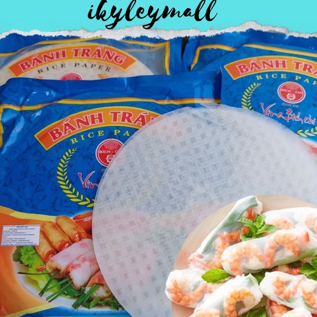 RICE PAPER BANH TRANG|Banh Trang Rice Paper22cm / Kulit Lumpia Vietnam