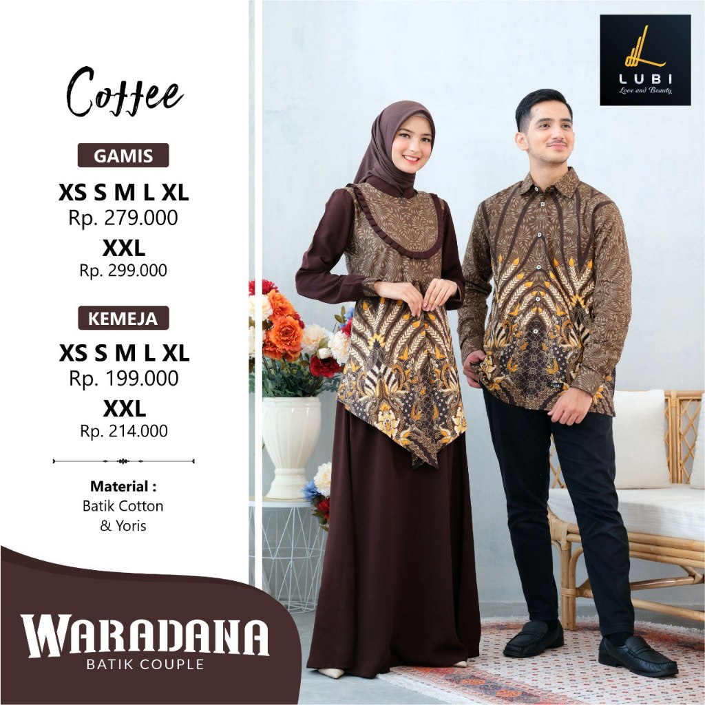 Couple Pasangan Lubi Waradana Batik Couple