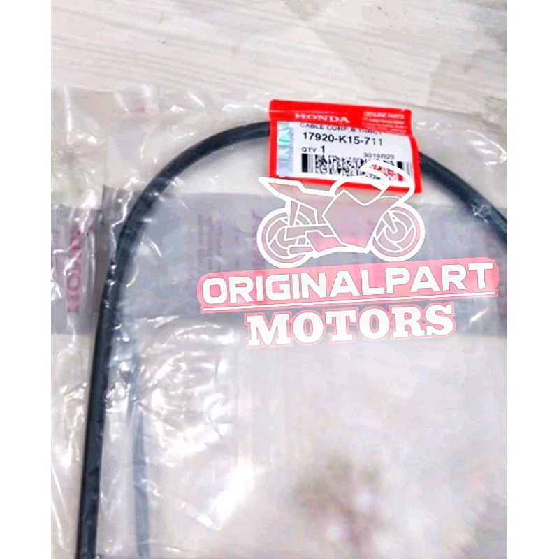 Cable Comp B Throttle Kabel Gas Depan Bagian Bawah Honda New CB150R CB 150R StreetFire K15P 17920K15