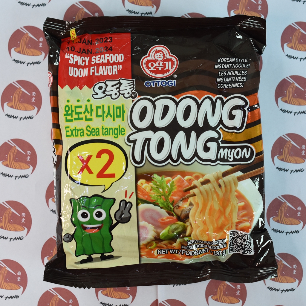 

Ottogi Odong Tongmyon Spicy Seafood Udon Flavor 120gr