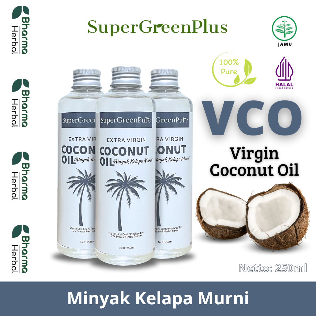 

VCO Extra Virgin Coconut Oil 250ml - Minyak Kelapa Murni 100%