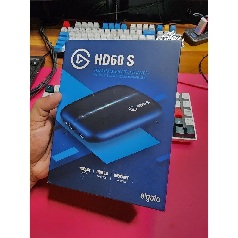 Elgato HD60S Second - Alat Perekam layar hp + bonus adapter LIGHTNING to HDMI