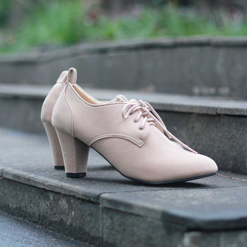 Sepatu Kerja High Heels Wanita Pantofel Original 7 cm