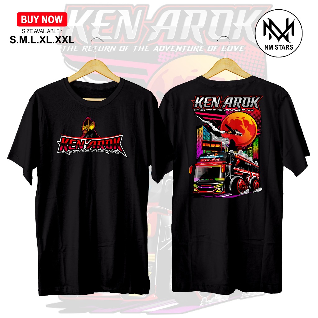 Kaos Bus Ken Arok JetBus3 - Kaos Bismania - Kaos Bus Spesial Edition - Kaos Busmania - Kaos Distro -