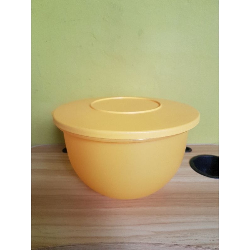 EXpression Bowl 2.5liter Tupperware Baskom/wadah sayur Kuning
