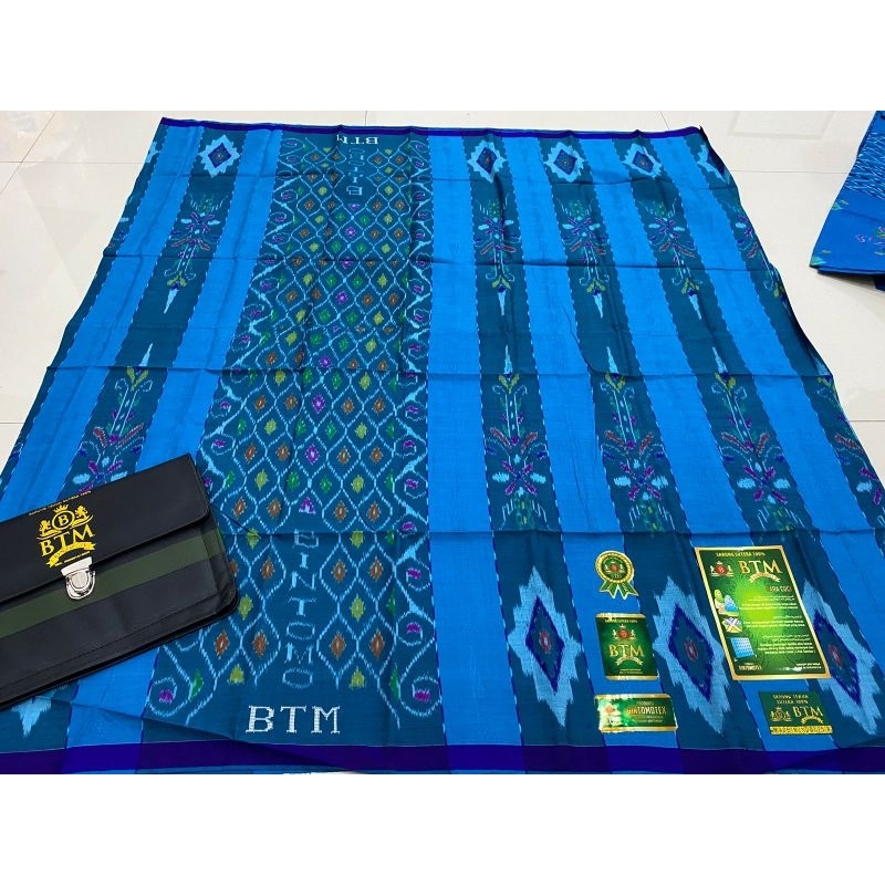 Sarung Tenun BTM FULL SUTRA 210 Motif MGT MST Original