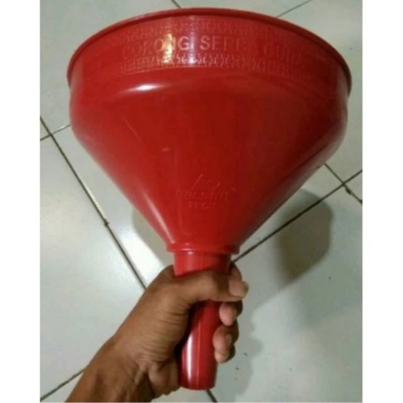 CORONG MINYAK BESAR/CORONG BENSIN 20CM/CORONG PLASTIK MURAH/CORONG