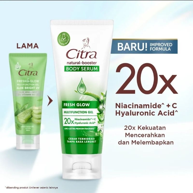 CITRA Aloe Vera Multifunction Gel 180 ML| Citra Body Serum Fresh Glow