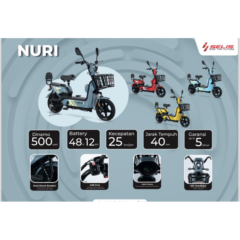 Sepeda Listrik SELIS Nuri
