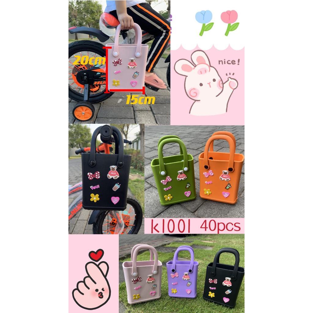 Eva Bags Tas Wanita Serbaguna Tote Bag Lucu Bahan Phylon Tas Jinjing Handle Bag Wanita TAS multifungsi