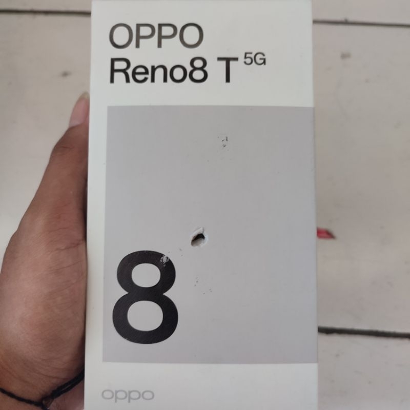 BOX KOTAK  HANDPHONE KARDUS BEKAS  OPPO RENO 8T 5G ORIGINAL